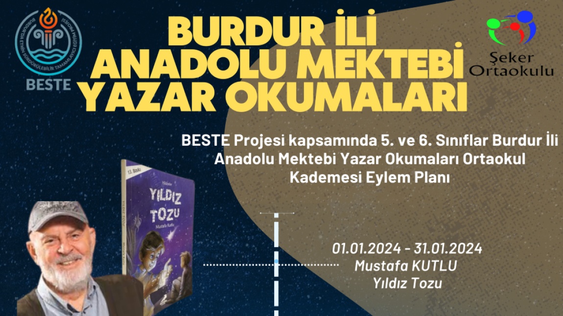 Burdur İli Anadolu Mektebi Yazar Okumaları